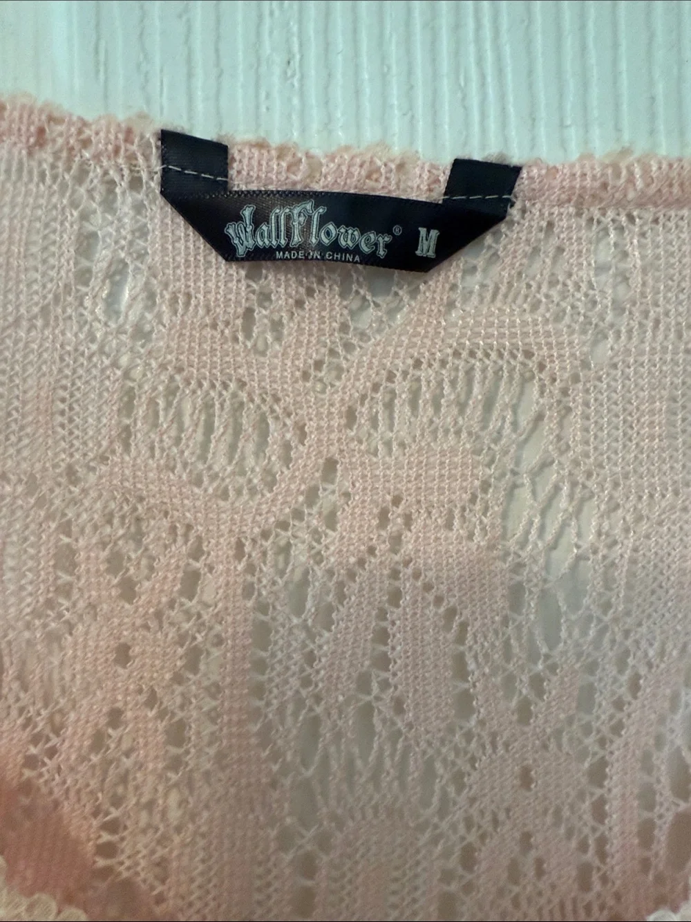 Wallflower sheer lace